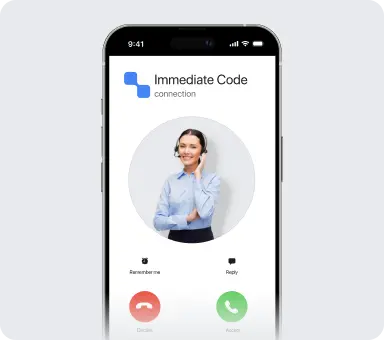 Client service access through Immediate Code software tools